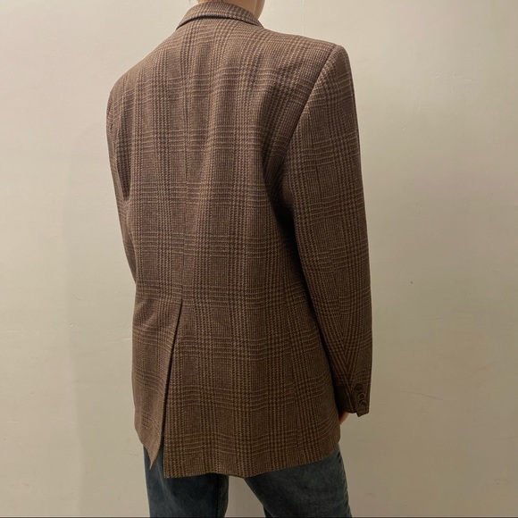 Vintage Wool Houndstooth Blazer - Picture 2 of 7